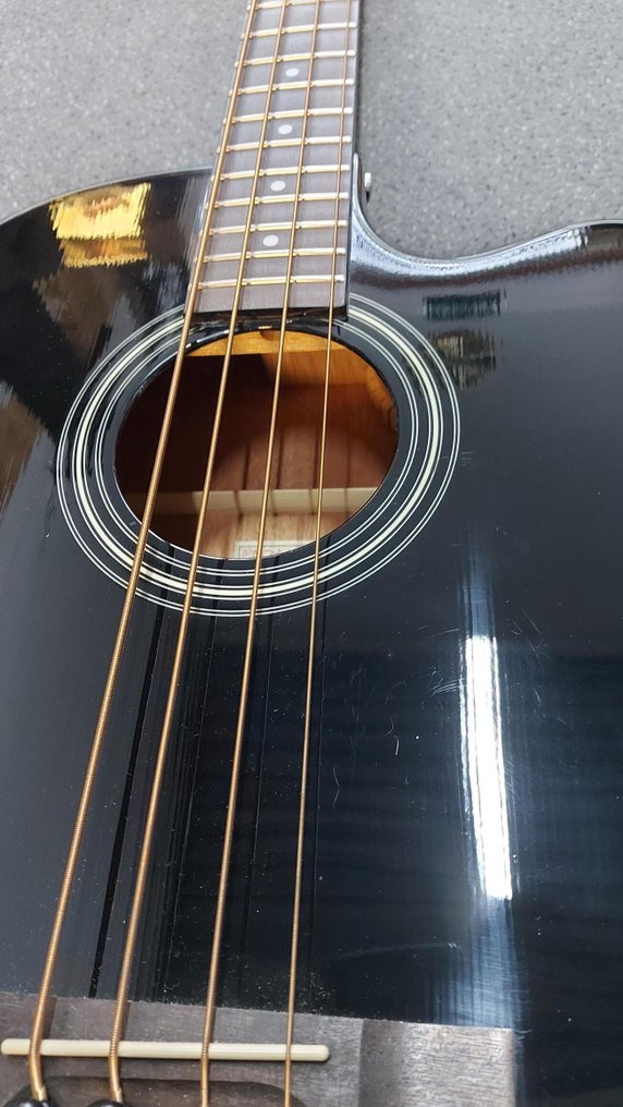 Cort - SJB5F-BKG2 - - 4-string acoustic bass guitar #4.3