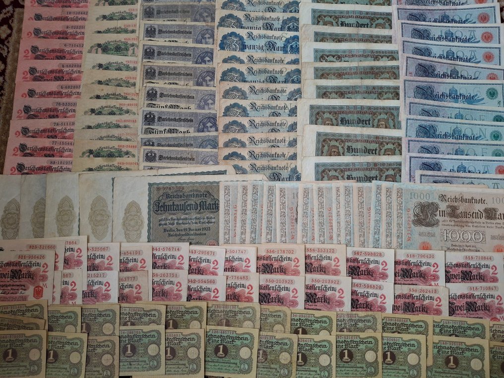 德国. - 125 Banknotes - 1910/1922  (没有保留价) #1.0