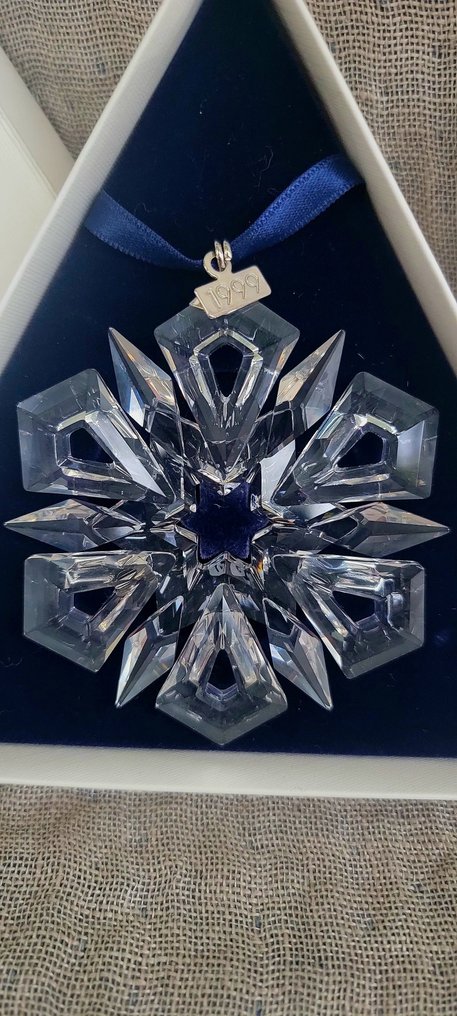 Swarovski - Figurine - Christmas Ornament - Annual Edition 1999 - 199734 - Boxes + Certificate - Crystal #3.2
