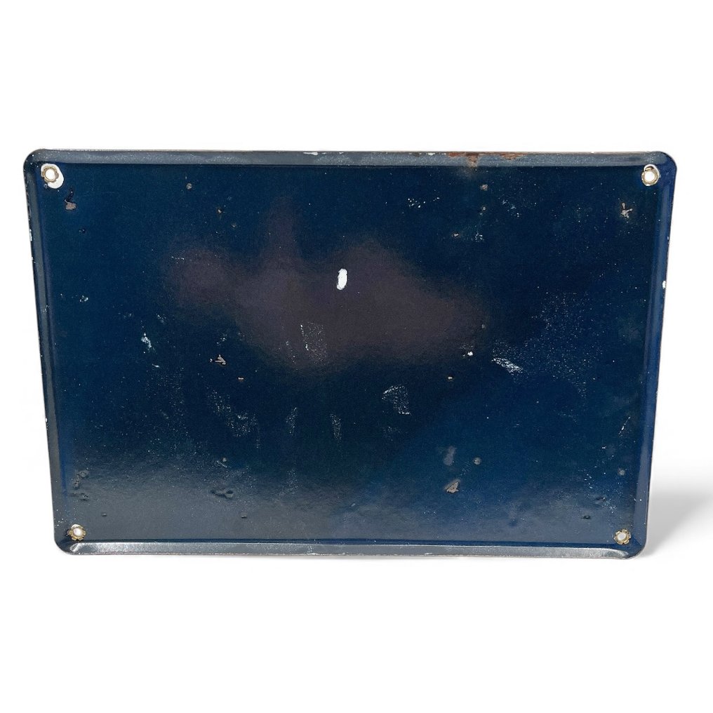 Emaille bord 'Retour Eau Raffinage' - Zománc jel - Emaille bord 'Retour Eau Raffinage' - Zománc, Acél #4.3