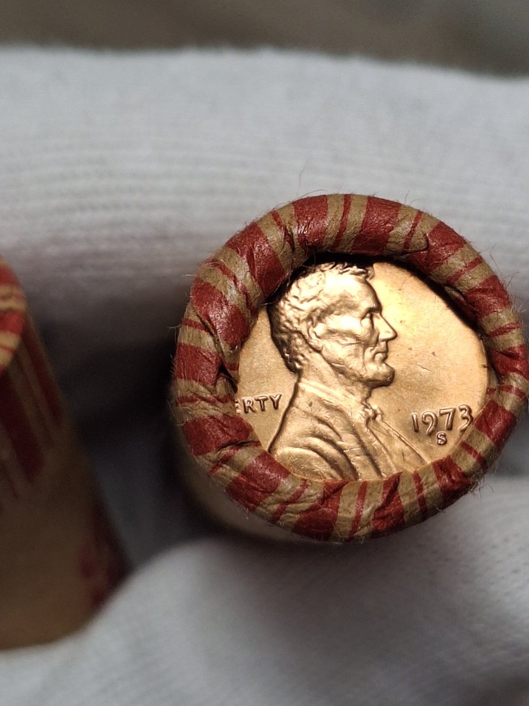 USA. 3 superb rolls of Uncirculated penny in MS state, 50 coins per roll, 150 coins in total, all the 1970-1973 (Ohne mindestpreis) #4.3