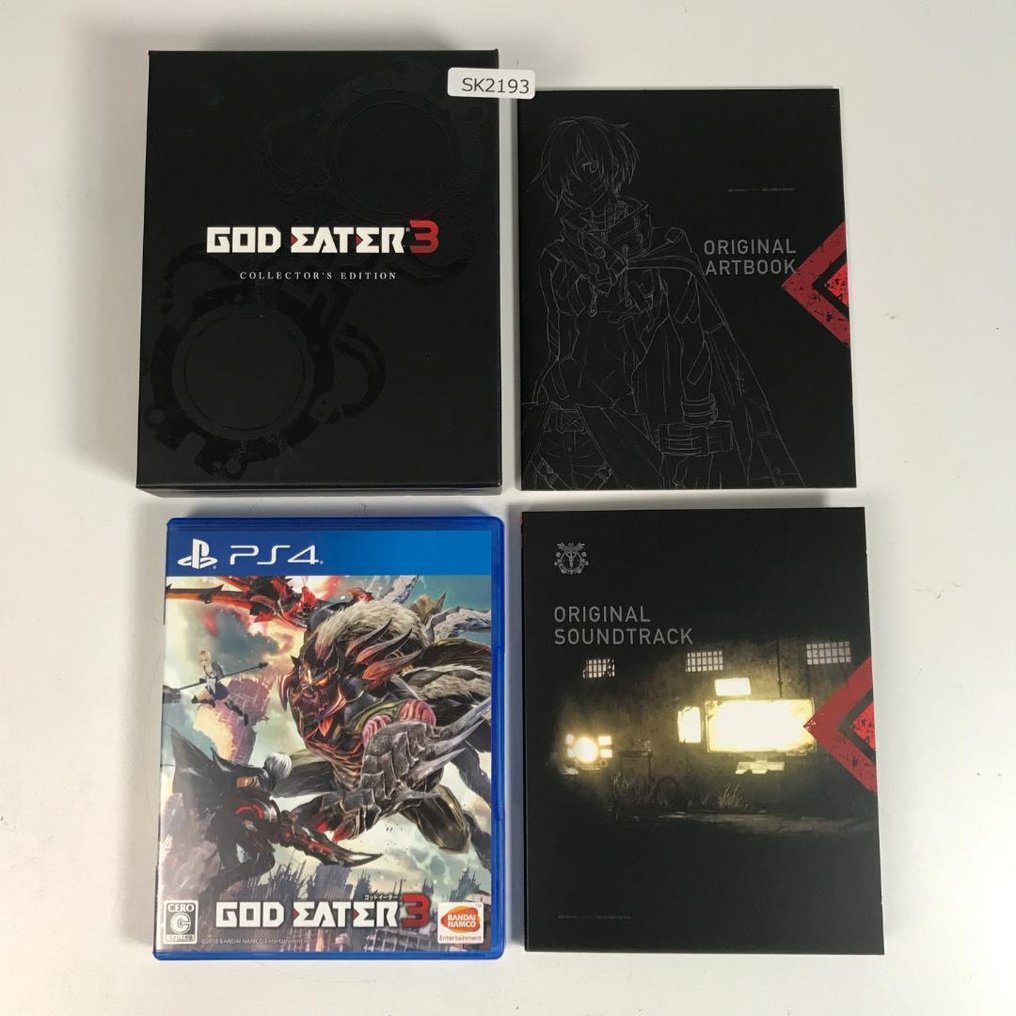 Sony - Playstation 4 (PS4) - PS4 God Eater 3 — Collector’s Edition — Game + Artbook + Soundtrack + Box - Video game - In original box #1.0