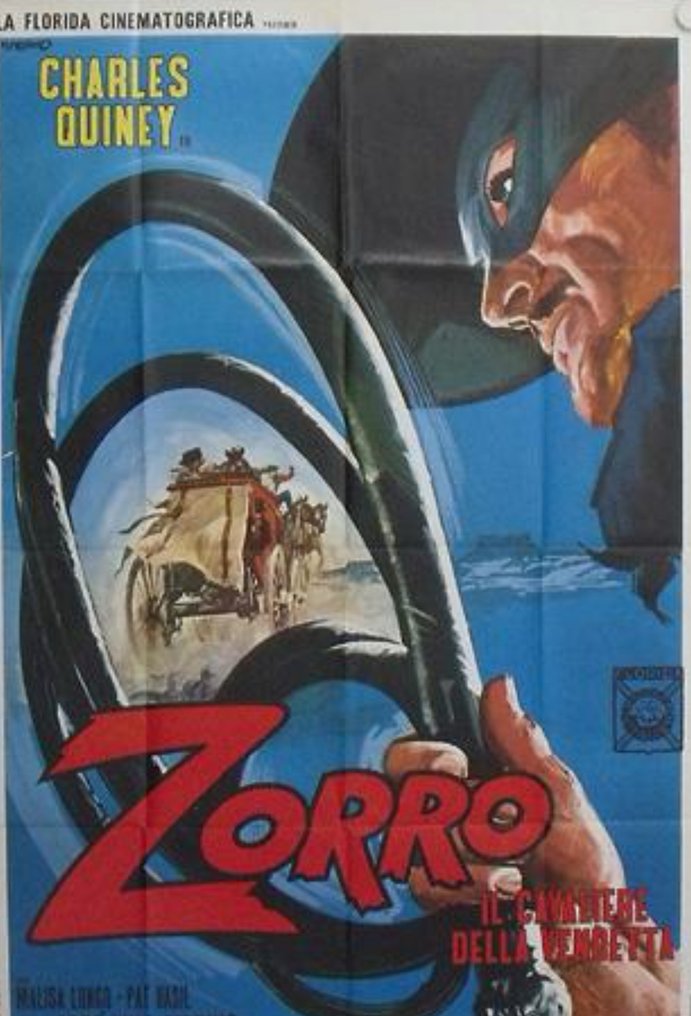 100x140 cm - Zorro il Cavaliere Cella Vendetta. #1.0