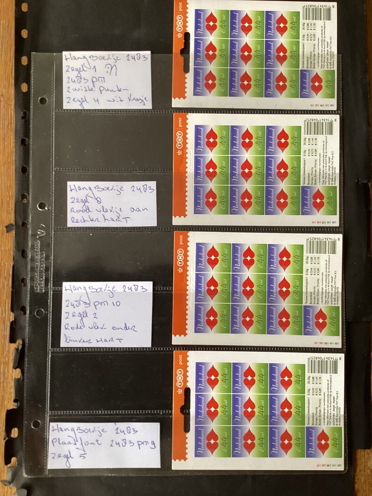 Pays-Bas 2010 - Petits livrets/feuillets souvent avec des erreurs d'impression, des défauts de fabrication, #4.3