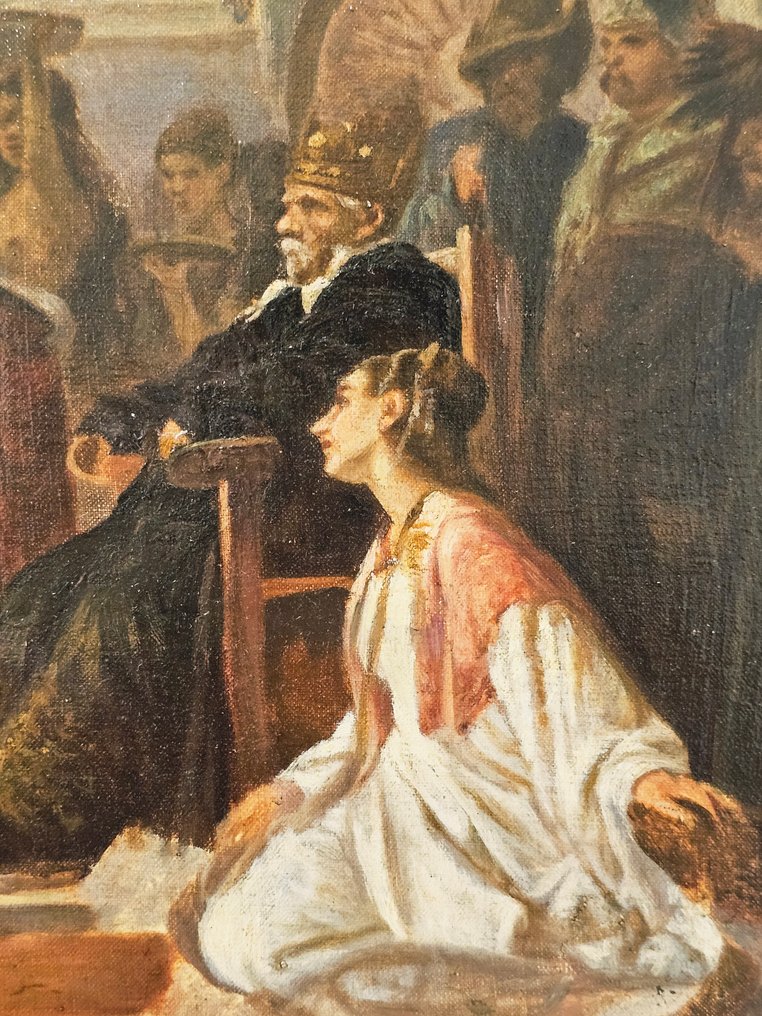 Roberto Fontana (1844-1907) - Marco Polo alla corte dei Tartari #4.3