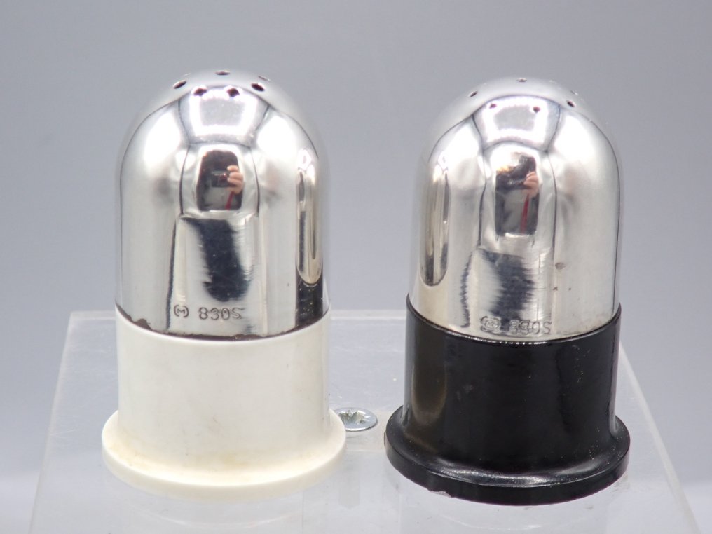 Carl M. Cohr - Solniță sare și piper (2) - În formă de glonț - .830 argint #1.0