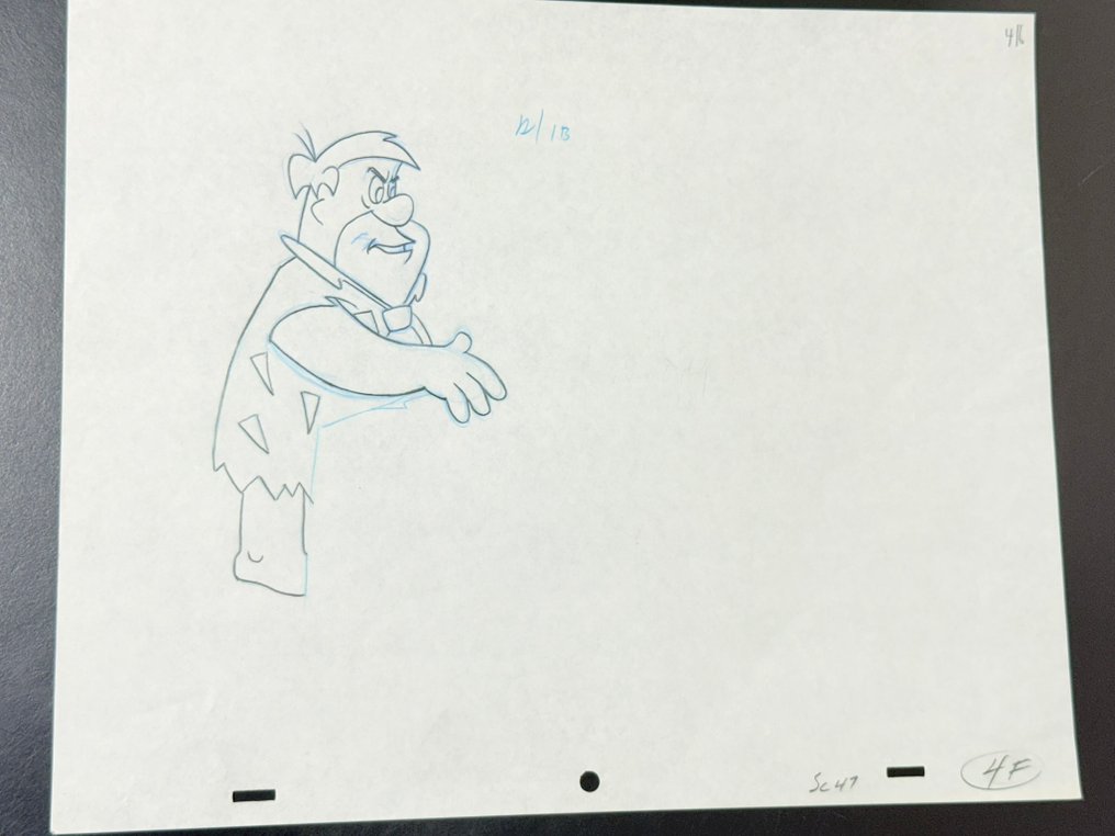 Hanna-Barbera - Original Animation Drawing of Fred Flintstone - The Flintstones (1960/66) #1.0