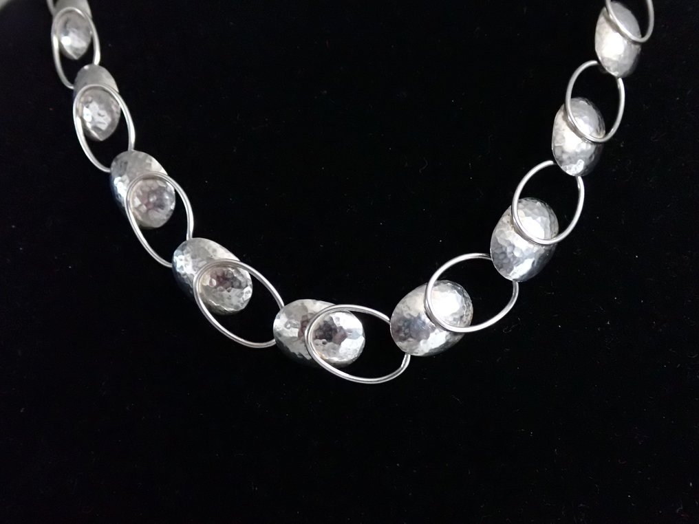 Prata - Colar - Art Deco "Perli" #4.3