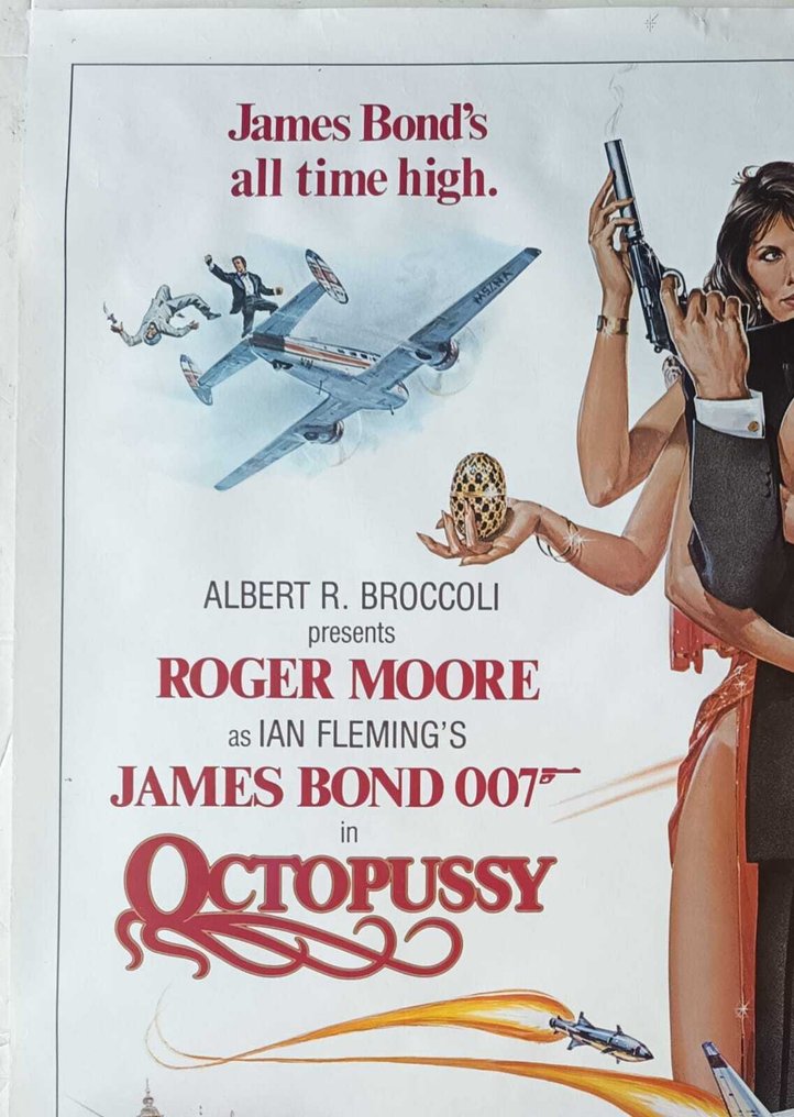 Daniel Goozee - James Bond 007: Octopussy - 1983 Original US Theatrical Release Poster (830011) - No Reserve !! #3.2