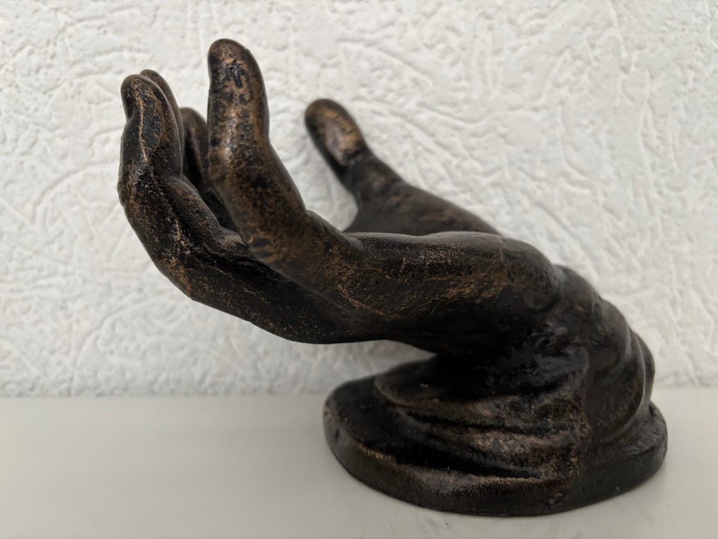 Sculpture, Recreation Auguste Rodin’s “Hand” - 13 cm - Fonte #4.3