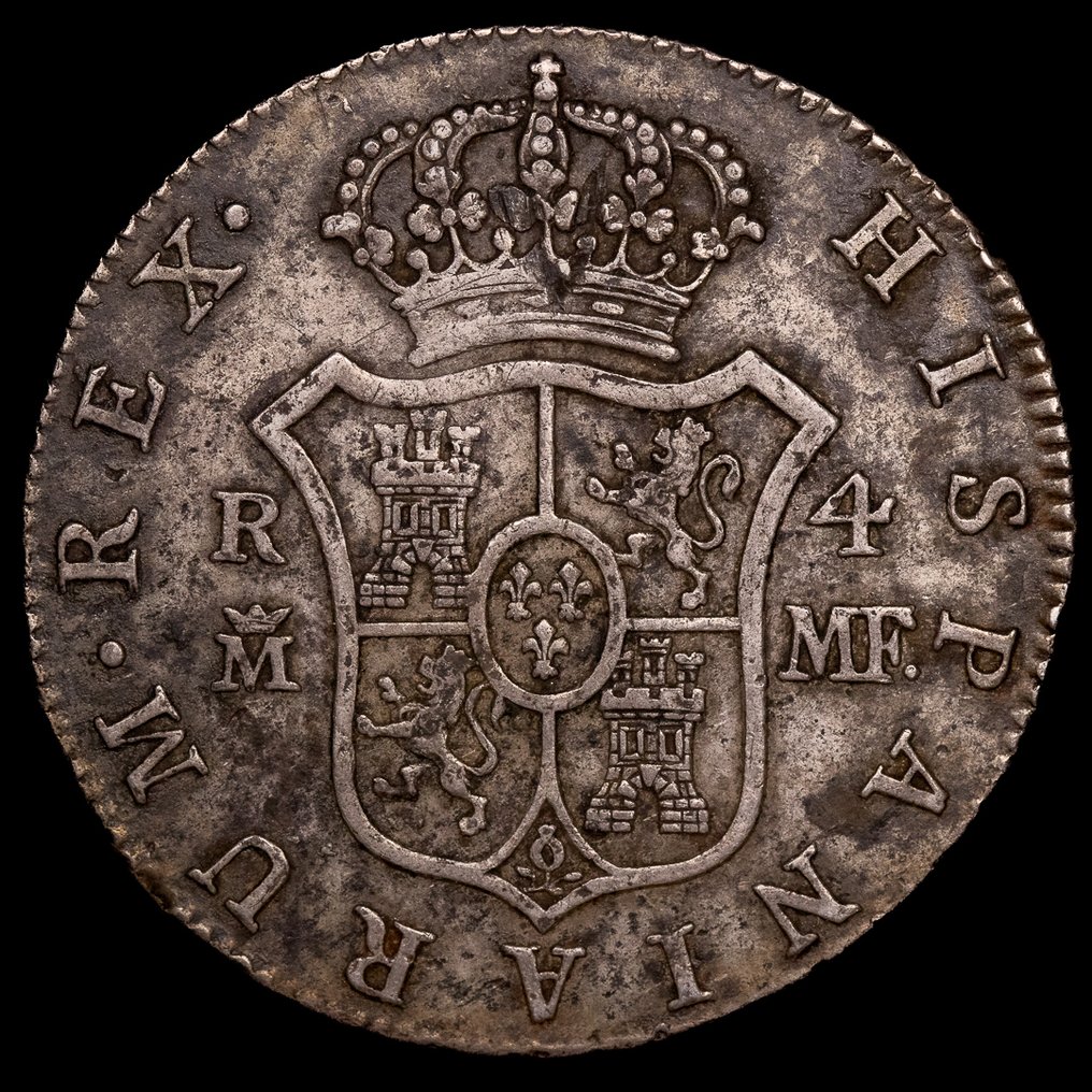 Espagne. Charles IV. 4 Reales 1793 - Madrid MF #1.0