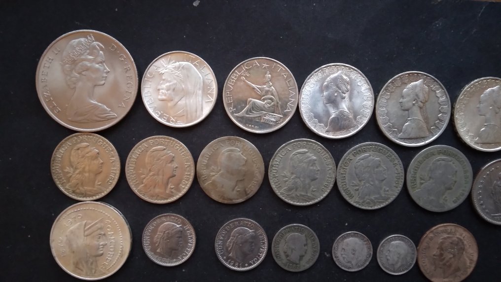 Mondo Lotto 20 monede, inclusiv argint. (Fără preț de rezervă) #1.0