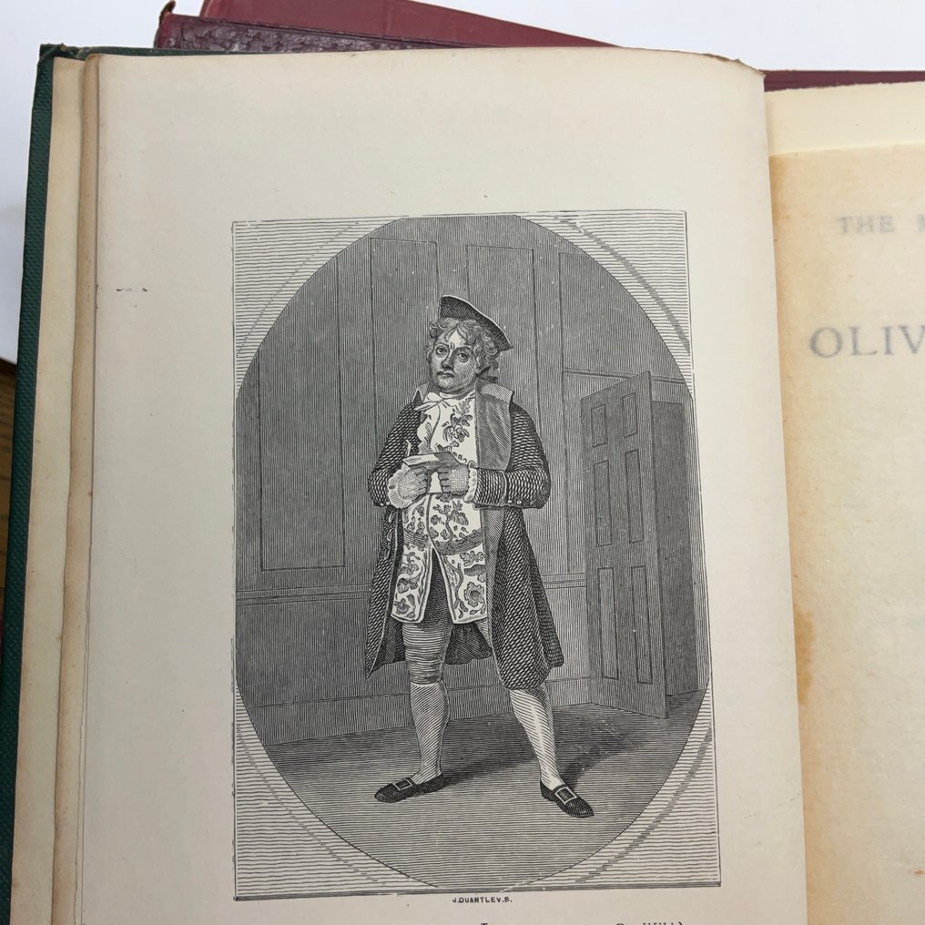 Dickens; Goldsmith; Thackeray; Waldo etc - Collection of 8 works from famous 18th-20th century authors - 1900 #2.1