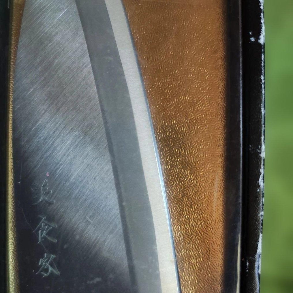 Shimomura Kōgyō (下村工業) - Μαχαίρι κουζίνας - Deba bōchō -  Ιαπωνικό μαχαίρι κουζίνας — «Γκουρμέ» 美食家 — Αχρησιμοποίητο - Χάλυβας, Ξύλο - Ιαπωνία #2.1