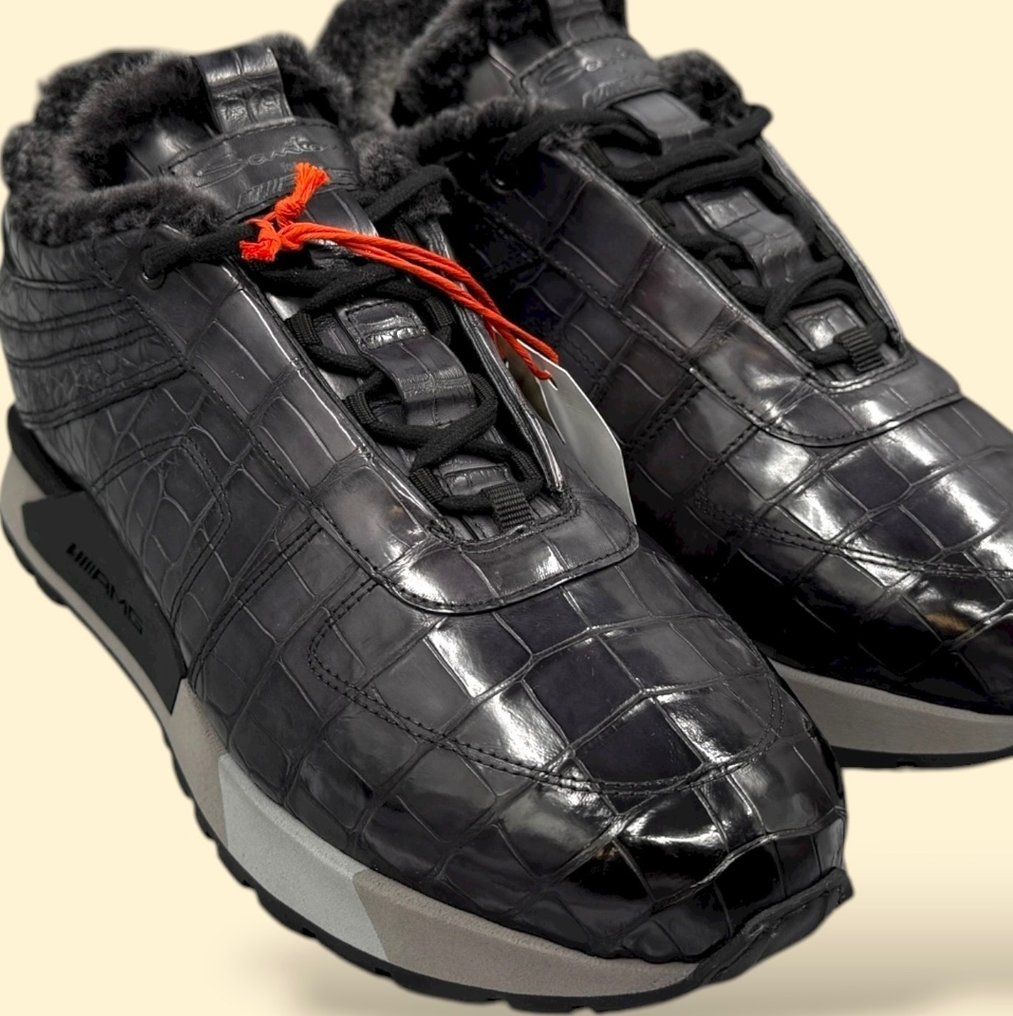Santoni-UK10-AMG-Alligator-Shearling - 运动鞋 - 尺寸: EU 45.5 - 带标签的新品 #3.2