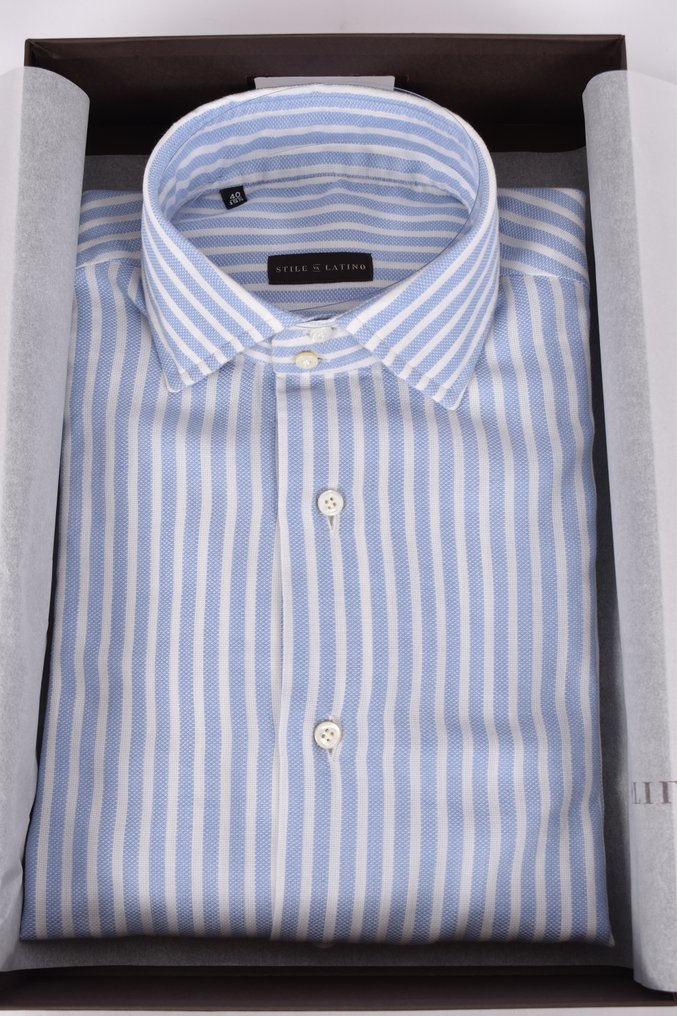 STILE LATINO - 40 - Katoen - No reserve price - Skjorte - Ny med merkelapper #2.1