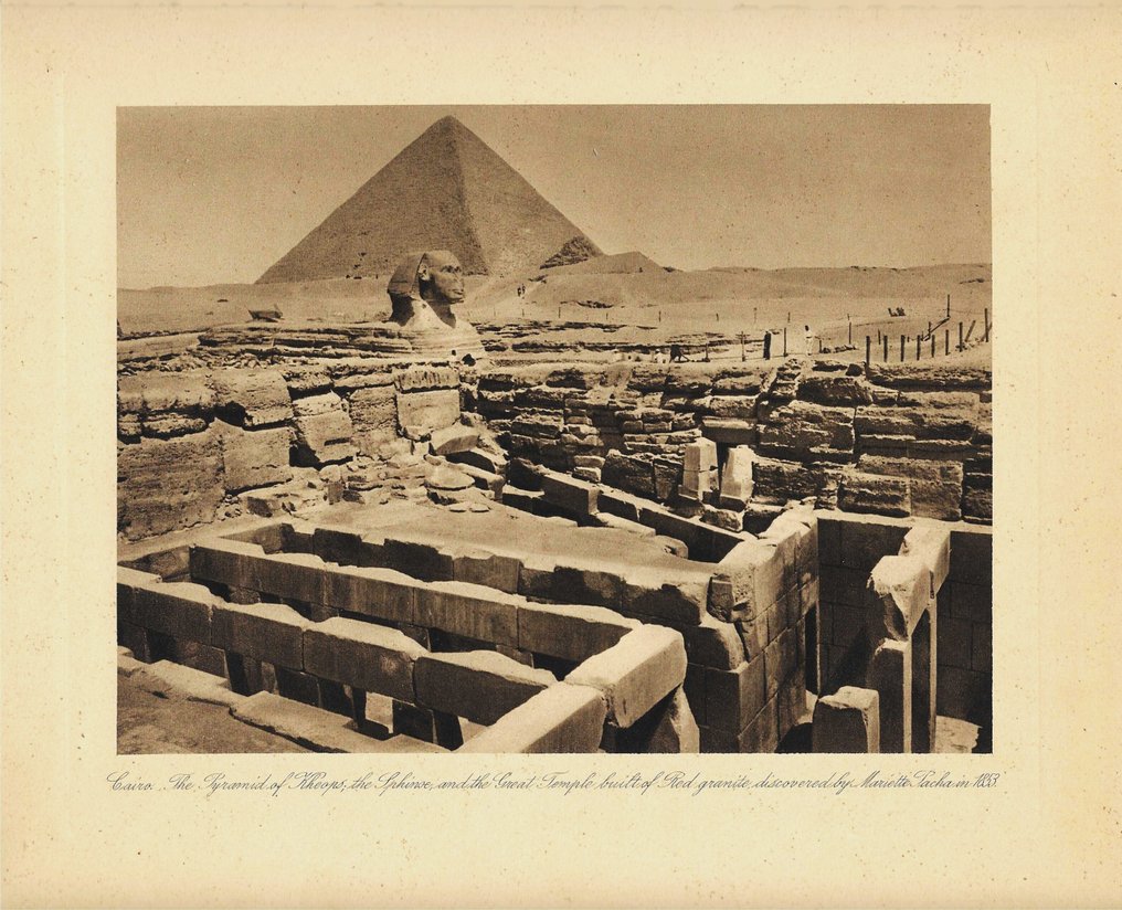 Lenhert & Landrock - Cairo : La Sfinge e la piramide di Kheops #1.0