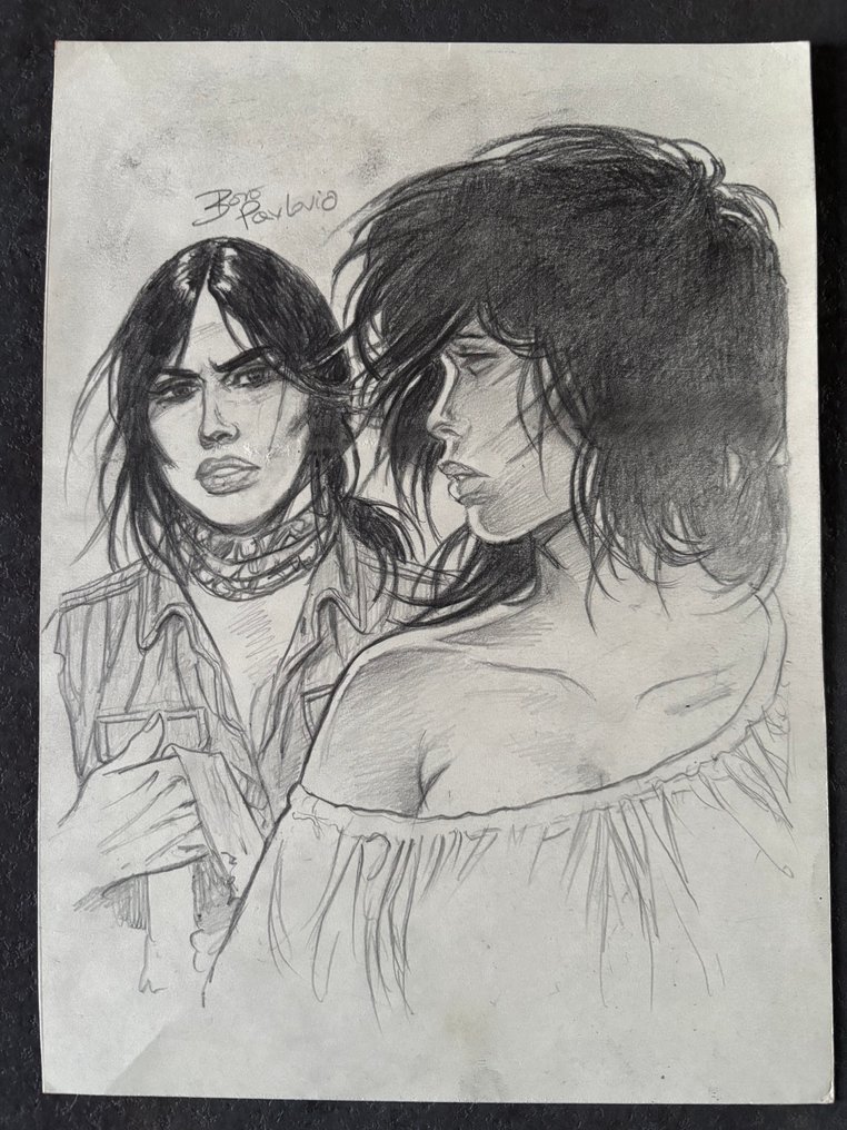 Pavlovic, Boro - 1 Original drawing - El Nino - Portrait de Femmes #1.0