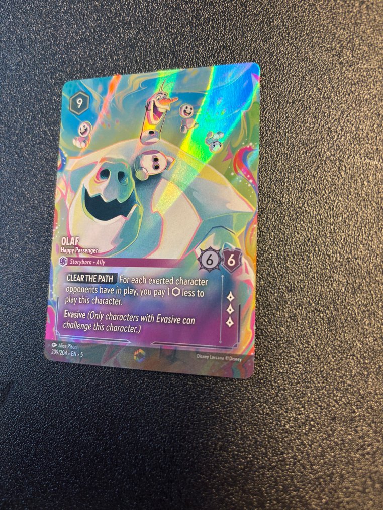 Ravensburger Card - Disney Lorcana - Olaf 209/204 Happy Passenger Enchanted #1.0