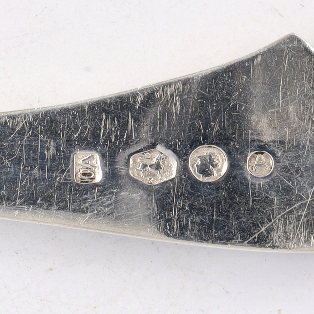 J. van Os van den Abeelen - Jugendstil - Paletta per servire i dolci - .833 argento - 1900-1910 #4.3