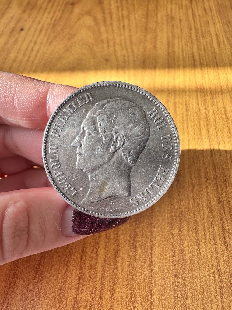 Belgium. Leopold I. 5 Franchi 1853 (No reserve price) #1.0