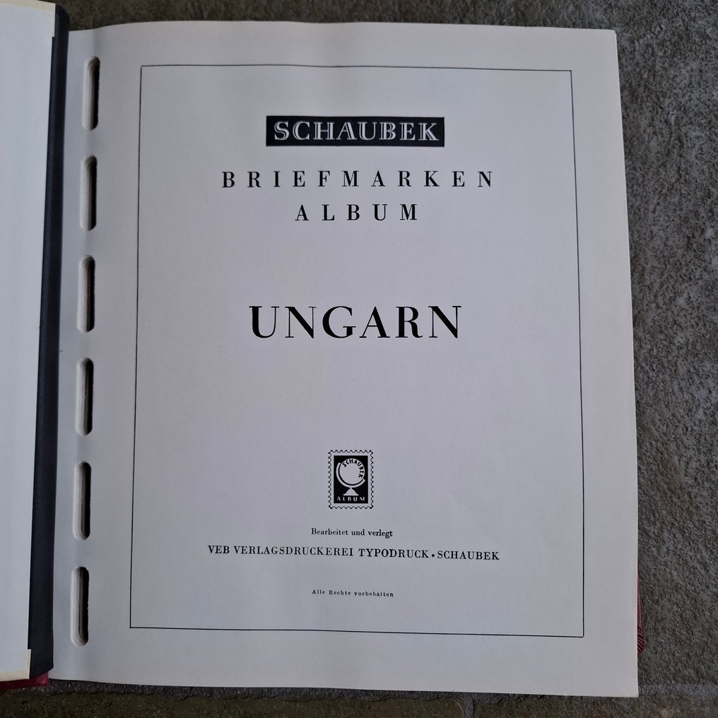 Ungaria 1960/1969 - Alte colecții ( timbre și blocuri ) în caietul de formulare Schaubek #2.1