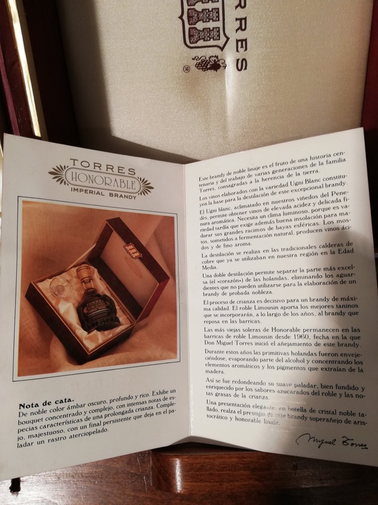 Torres - Honorable Imperial Brandy  - b. 1980s - 0.75 Ltr #3.2
