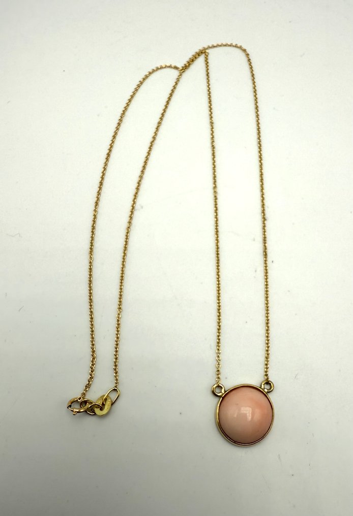 Sans prix de réserve - Collier - 18 carats Or jaune Corail #2.1