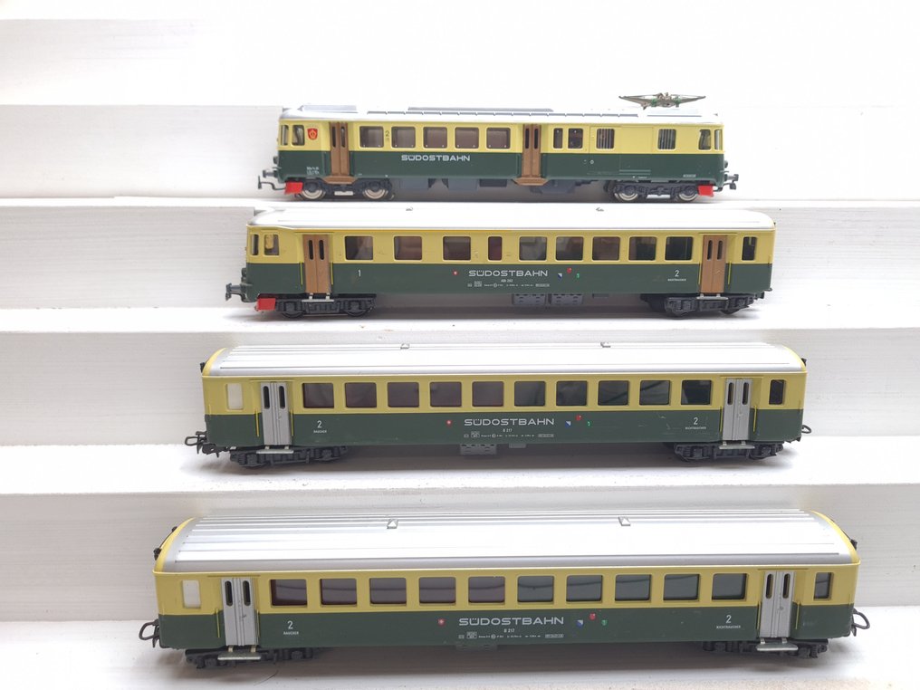 HAG H0 - 253 - Unidad de tren (4) - Serie especial BDe 4/4 - Südostbahn #1.0