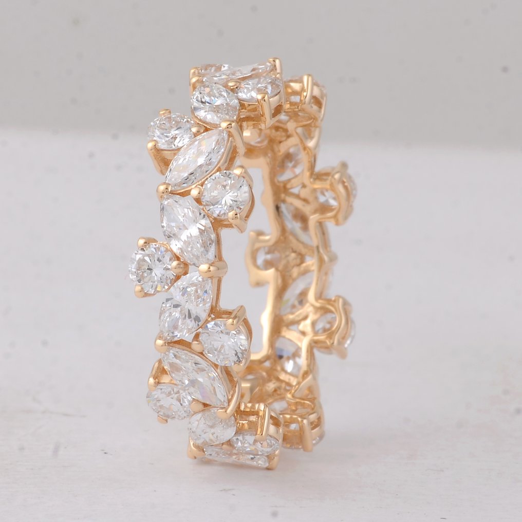 Nincs minimálár - Gyűrű - 14 kt. Fehér arany - 3.17ct. tw. Gyémánt (Laboratóriumban előállított) - Gyémánt #3.2