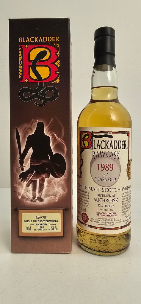 Auchroisk 1989 22 years old Raw Cask - Blackadder  - b. 2012  - 70 cl #1.0
