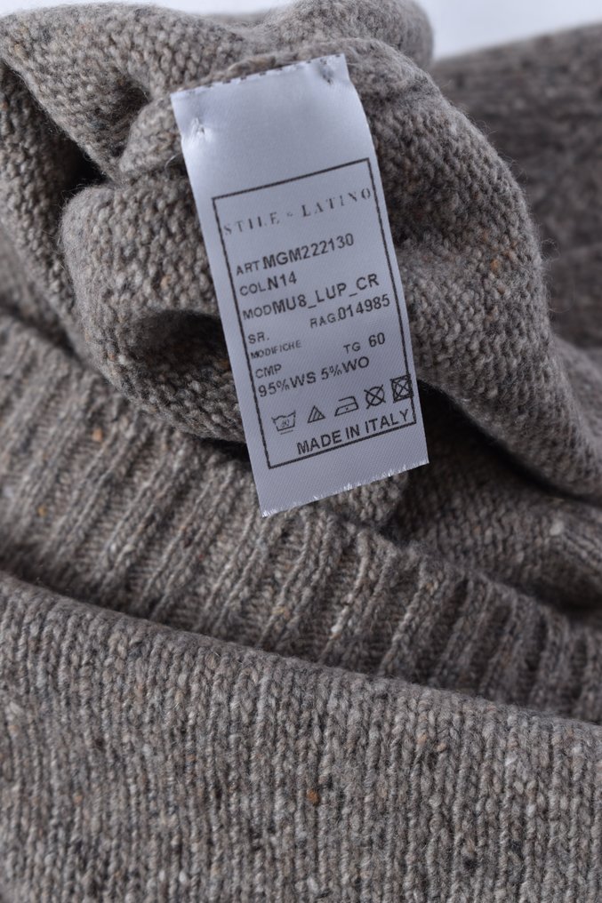 STILE LATINO - Cashmere - Turtleneck - 60 / 3XL - No reserve price - Jumper - New with tags #4.3