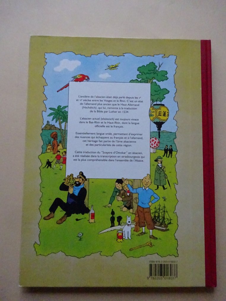 Hergé - 3 Drei Übersetzungen von De Scepter van Ottokar, Elsass, Slowenisch, Englisch / 1992 - 2008 - Kuifje #2.1