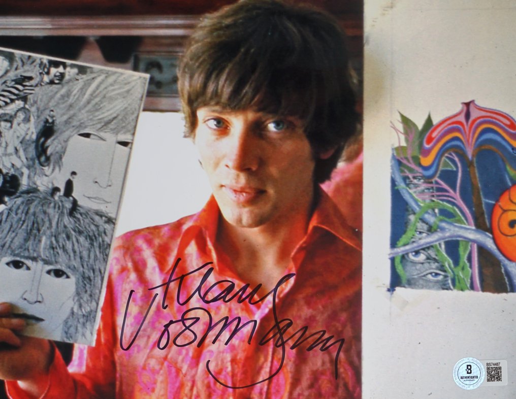 Klaus Voormann - Signed photo with Beckett COA #2.1