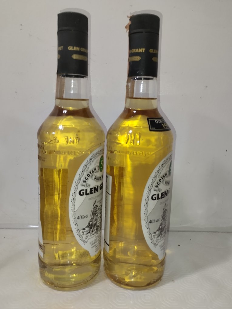 Glen Grant 5yo & 1981 5yo - b. 1990-talet, 1980-talet - 70 cl, 75 cl - 2 flaskor #4.3