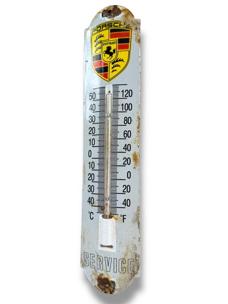 Porsche - 温度计 - 搪瓷 #1.0