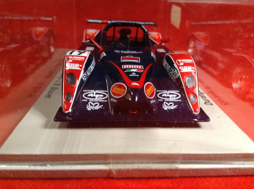 Spark 1:43 - Model samochodu wyścigowego - Durango MG Judd V8 LMP900 20° Le Mans 2003 #19 Bouvet/Rugolo/Boulay - Bardzo dobra jakość - rzadko dziś. #4.3