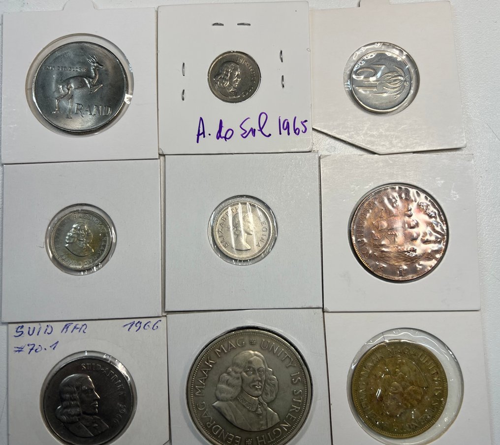 南非. Lot of 21 coins  (没有保留价) #1.0