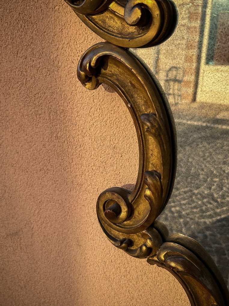 Vægspejl - Forgyldt træ - Adelsspejl #3.2