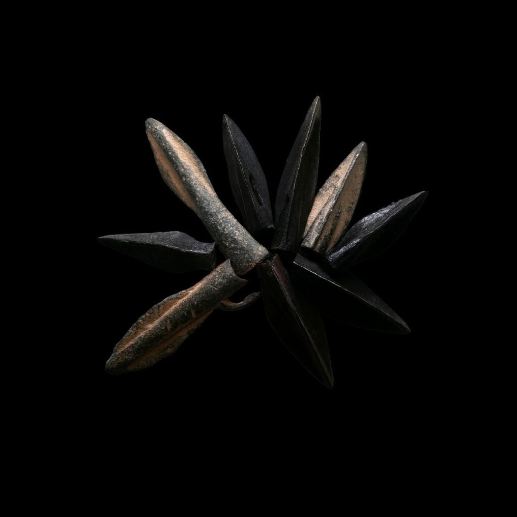 Αρχαία και Μεσαίωνας Ένα όμορφο σετ από 9 βασίδες βελών (χωρίς τιμή ασφαλείας) #1.0