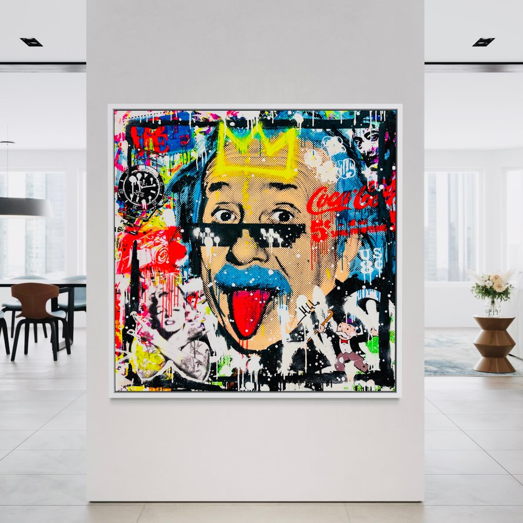 Mikko - Albert Einstein The King Of Pop - XL (No reserve price!) #1.0