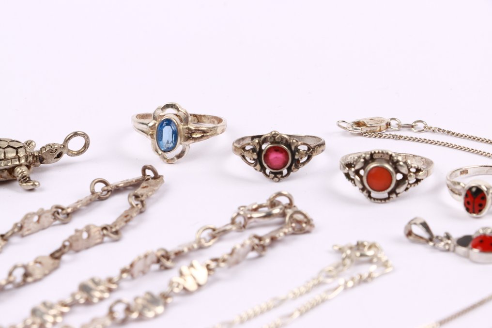 Zonder minimumprijs - Ring Zilver - veel kindersieraden #4.3