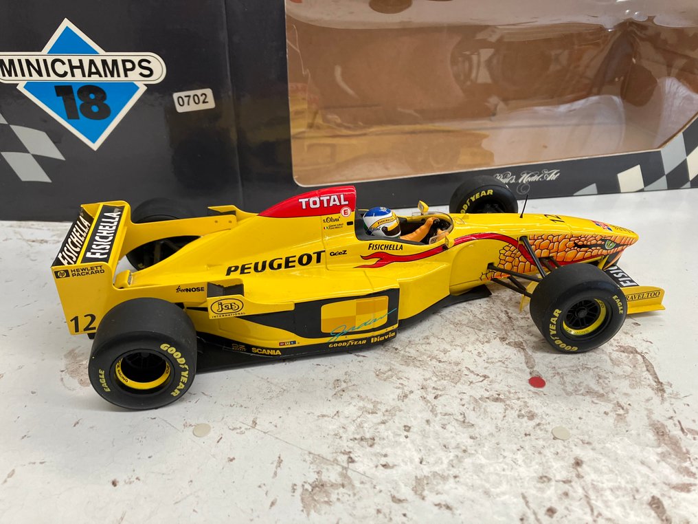 Minichamps 1:18 - Modellauto - F1 Jordan 197 Peugeot V10 - G. Fisichella #1.0