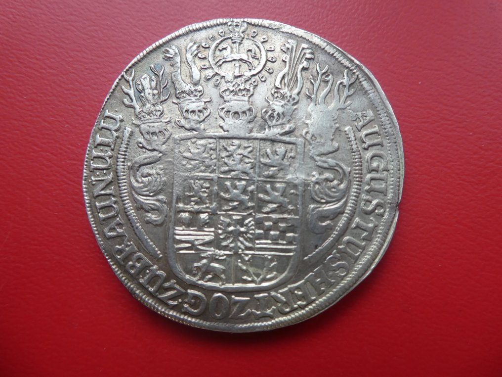 德国,不伦瑞克-沃芬伯特 August der Jüngere. Thaler 1656 / Hausknechtstaler (没有保留价) #2.1