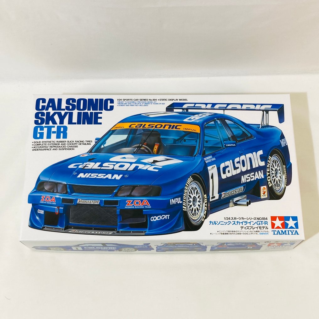 Tamiya 1:24 - 模型工具 - Nissan Calsonic Skyline GT-R （R33） - 24184 复古 1997年 #1.0