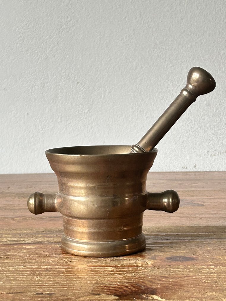 Mojar și pistil (2) - Cupru - Măcinător de butași și presă #1.0