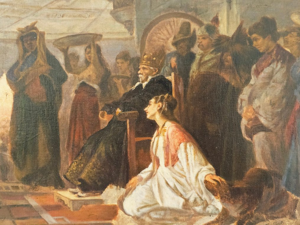 Roberto Fontana (1844-1907) - Marco Polo alla corte dei Tartari #3.2