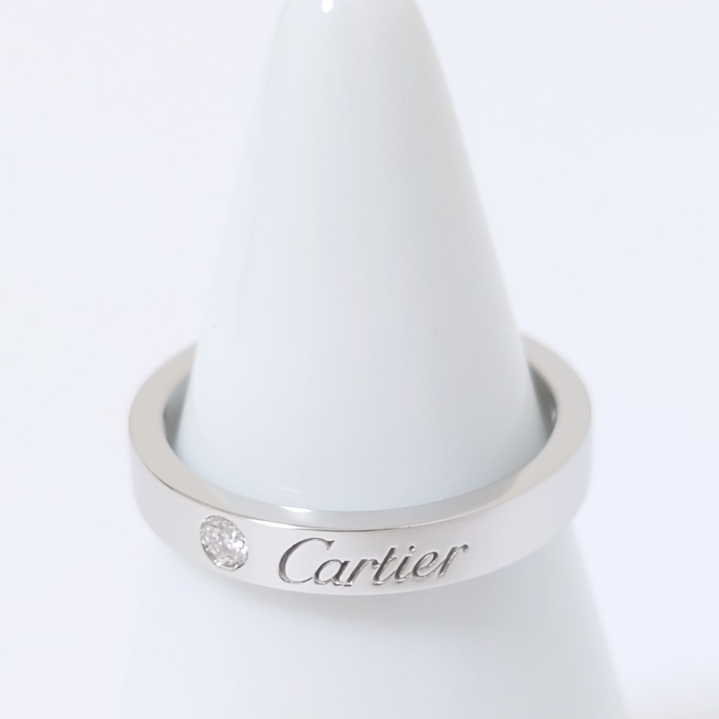χωρίς τιμή ασφαλείας - Cartier - Δαχτυλίδι - C de Cartier Πλατίνα #1.0