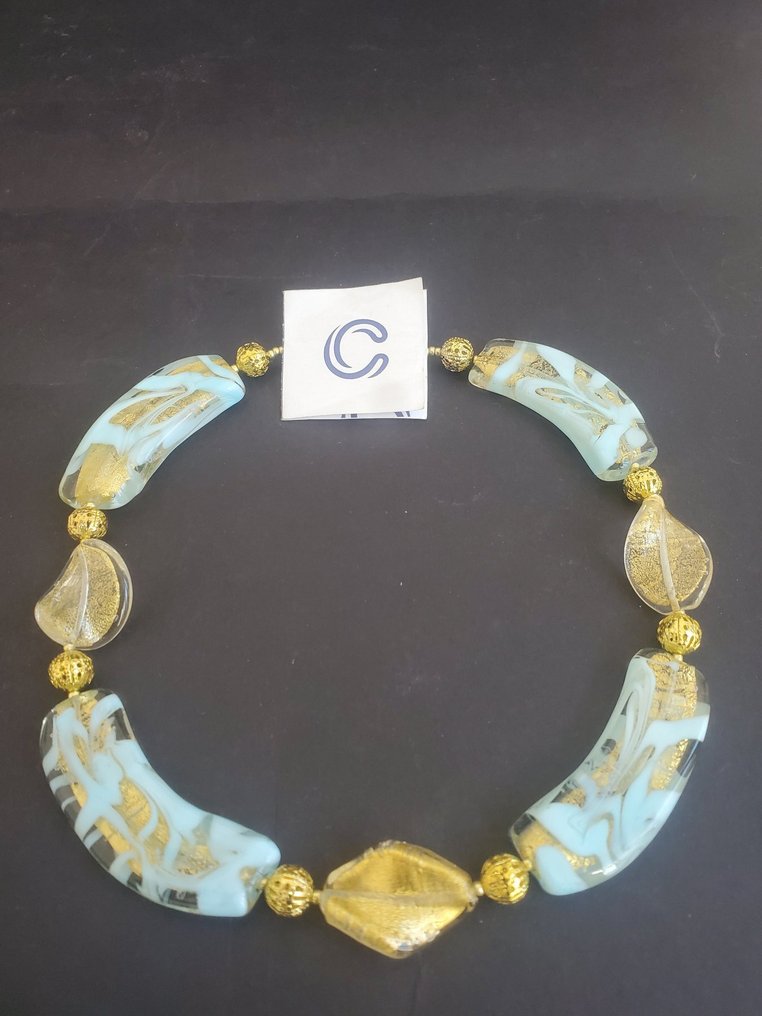 24 克拉 - 黃金, Murano - 頸鏈 #1.0