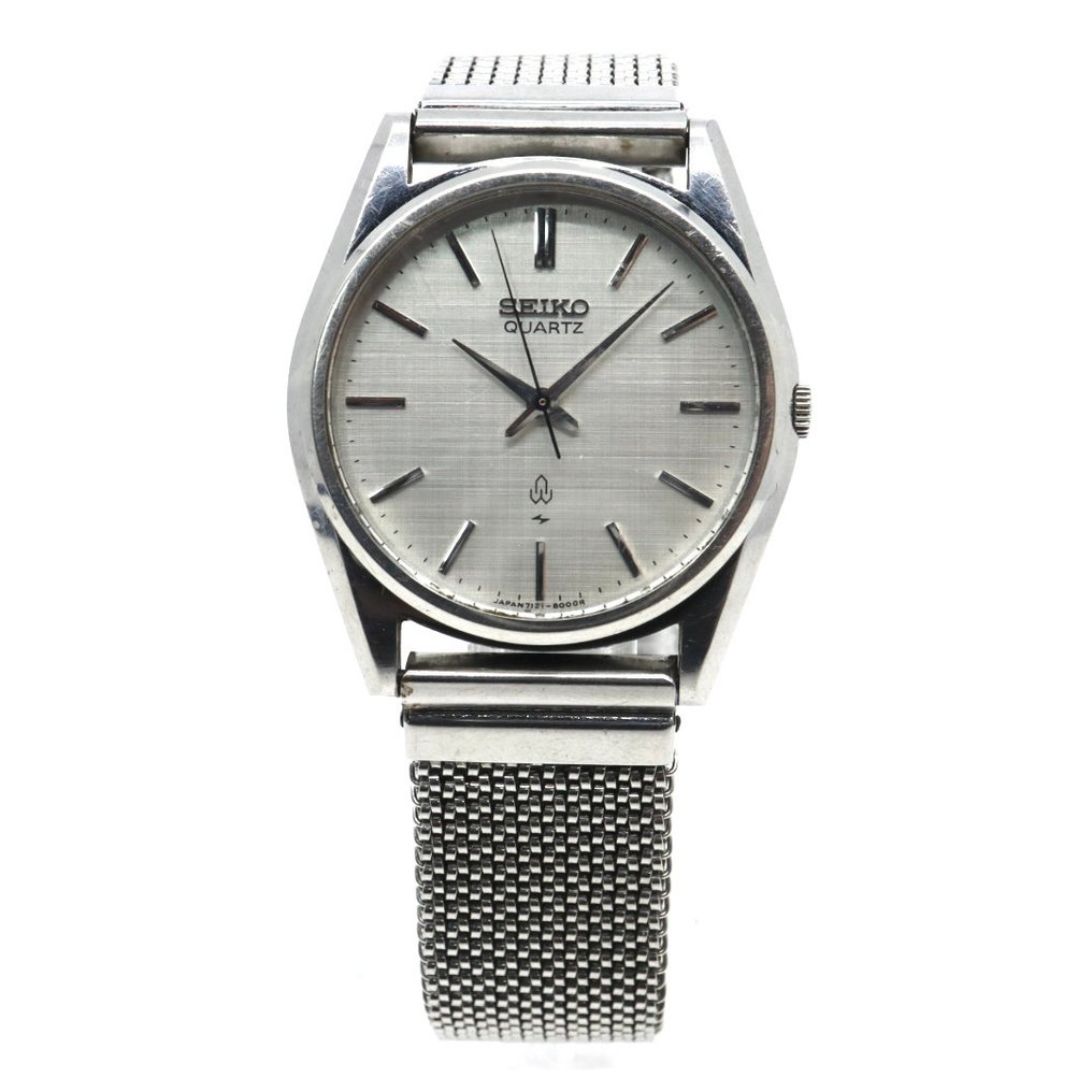 Seiko - Vintage Quartz "Linen Dial - No reserve price - 7121-8000 - Men - 1970-1979 #3.2